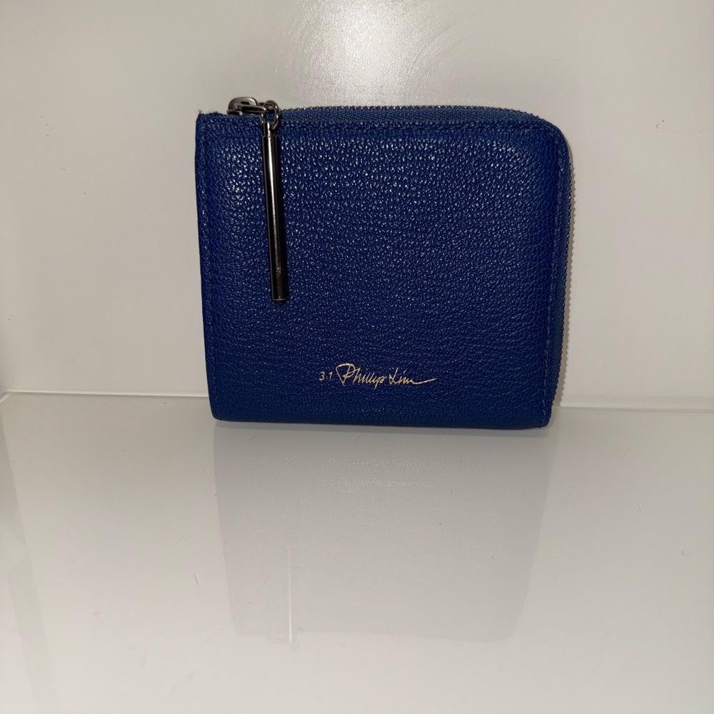 3.1 Phillip Lim Pebbled Leather Zip Wallet - Picture 3 of 17